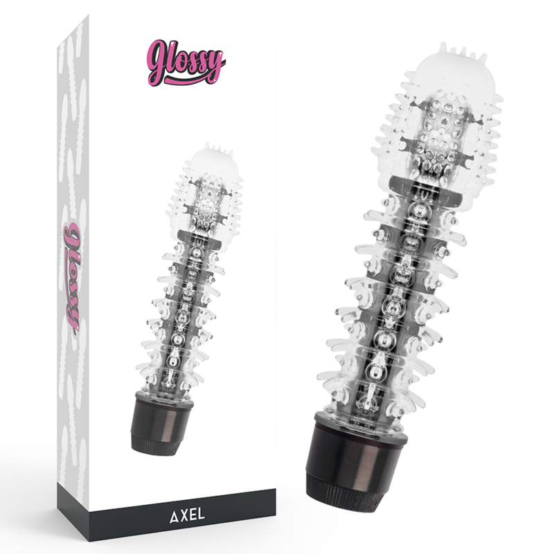 GLOSSY Vibrateur Axel Noir - Aura Intime