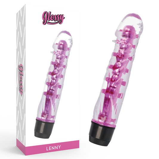 GLOSSY Vibrateur Lenny Rose - Aura Intime