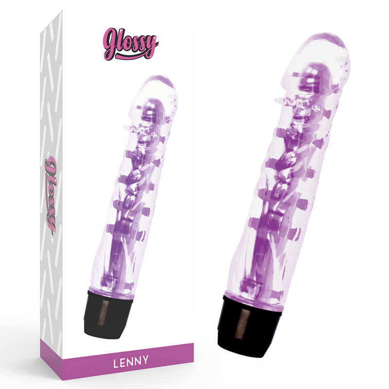 GLOSSY Vibrateur Lenny Violet - Aura Intime