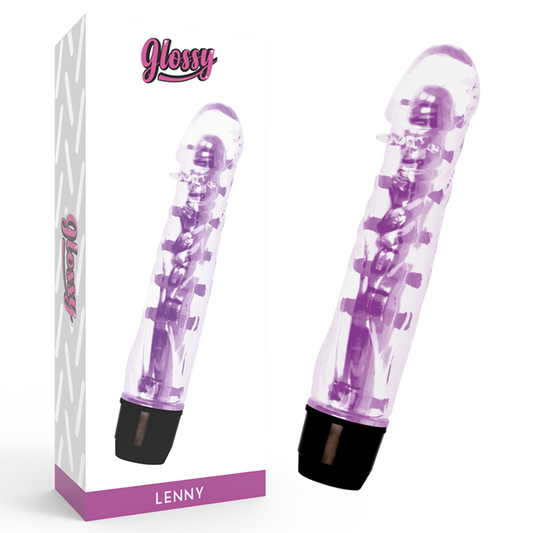 GLOSSY Vibrateur Lenny Violet - Aura Intime