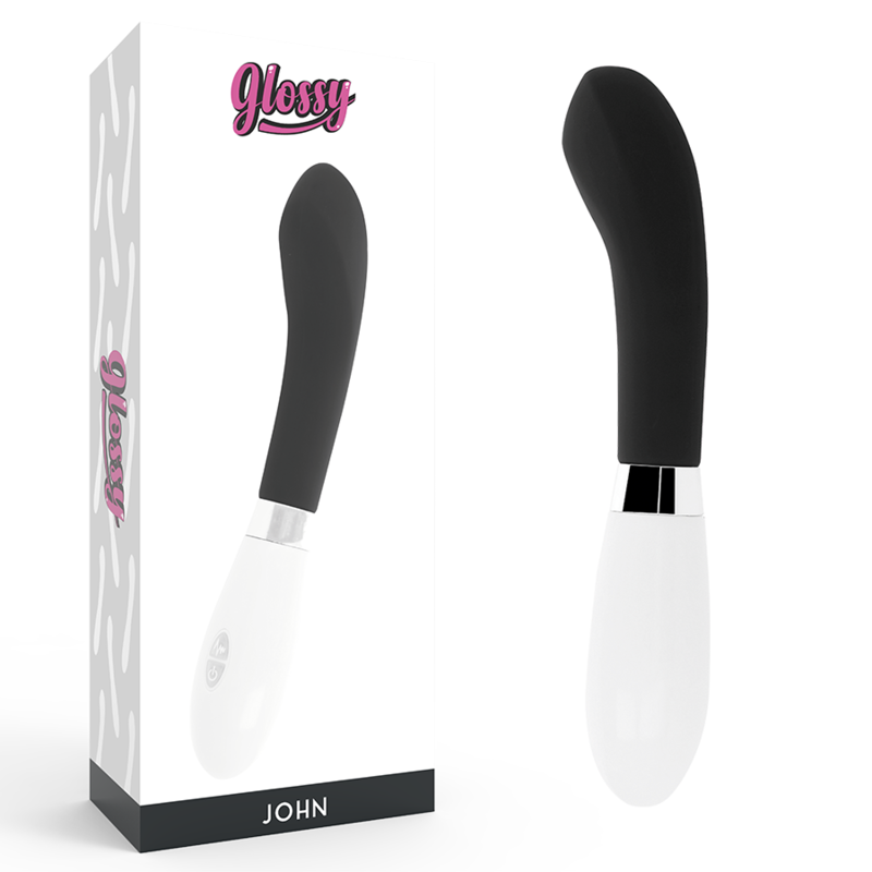 GLOSSY JOHN VIBRATEUR NOIR - Aura Intime