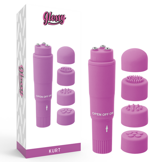 GLOSSY Masseur Poche Kurt Violet - Aura Intime