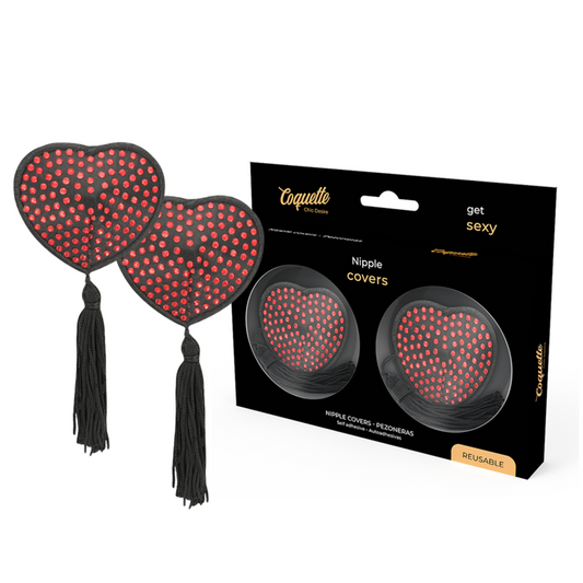 COQUETTE ACCESSORIES Cache-Malins Rouge / Noir - Aura Intime