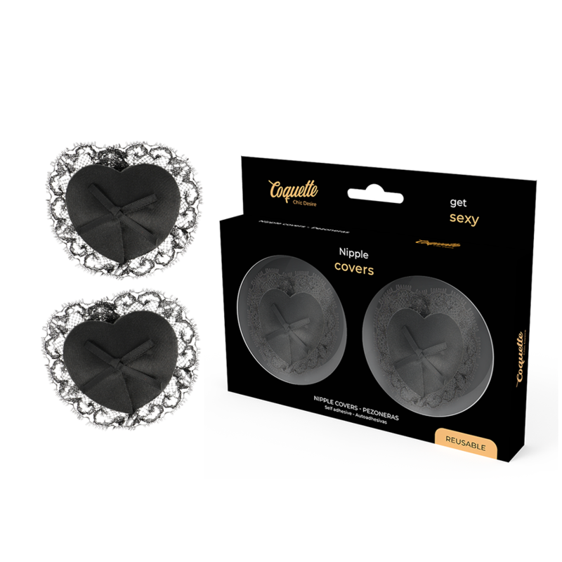 COQUETTE ACCESSORIES Cache-Malins Dentelle Noire - Aura Intime