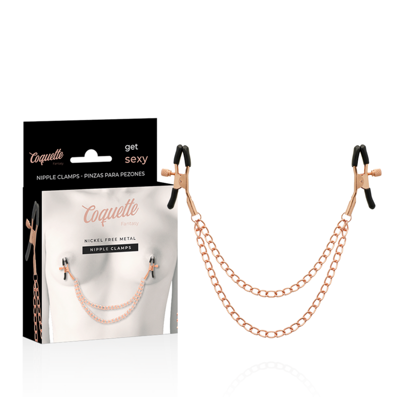 COQUETTE FANTASY Pinces Metelons Fantaisie Métal Chaîne - Aura Intime