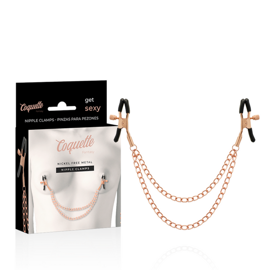 COQUETTE FANTASY Pinces Metelons Fantaisie Métal Chaîne - Aura Intime