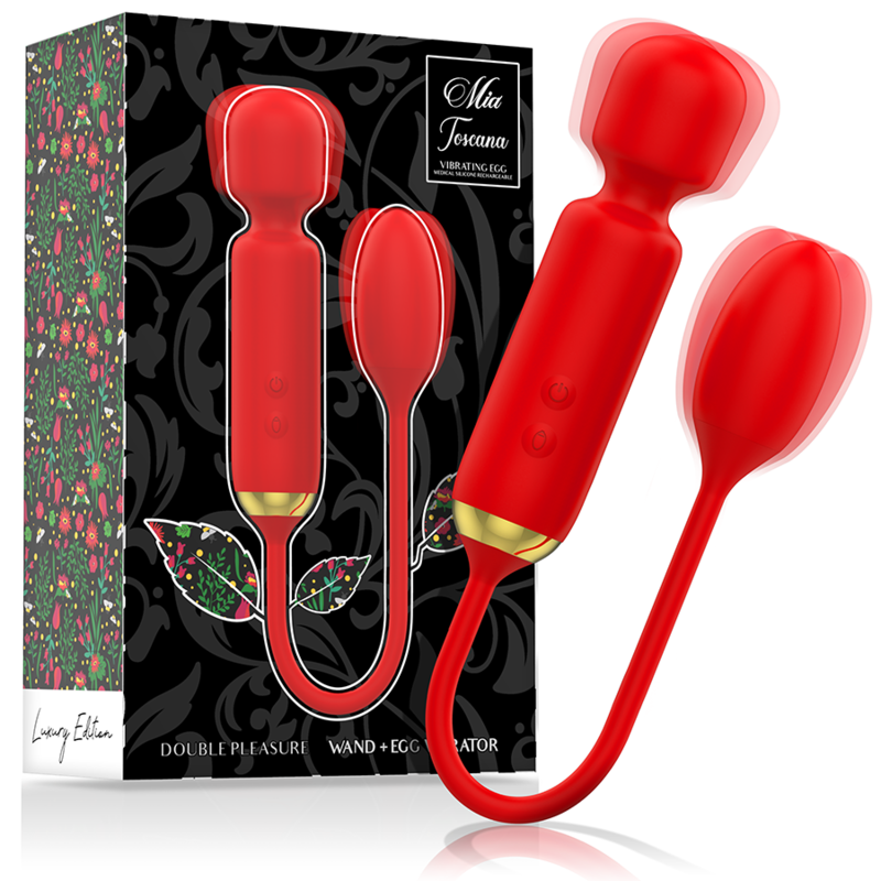 MIA Baguette Double Plaisir Toscana + Oeuf Vibrant - Aura Intime