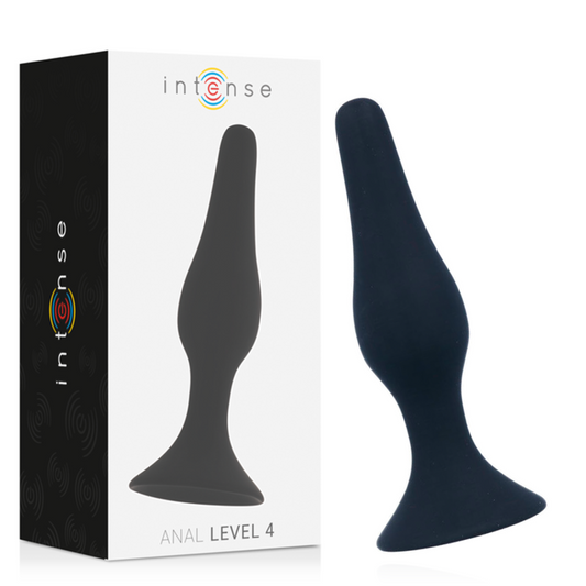 INTENSE ANAL TOYS ANAL NIVEAU 4 15,5CM NOIR - Aura Intime
