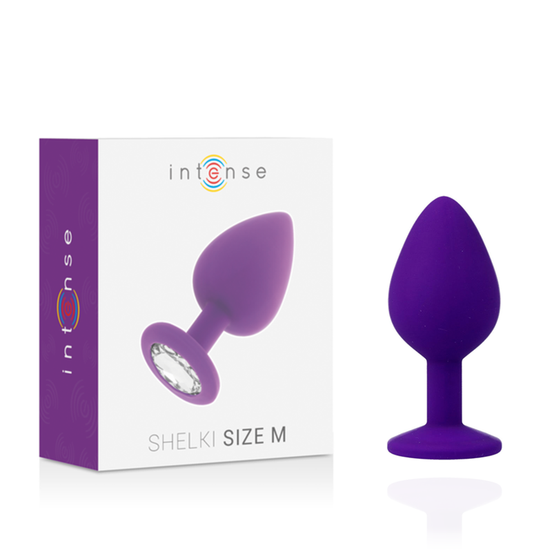 INTENSE ANAL TOYS Plug Anal Shelki M Lilas — vue détaillée