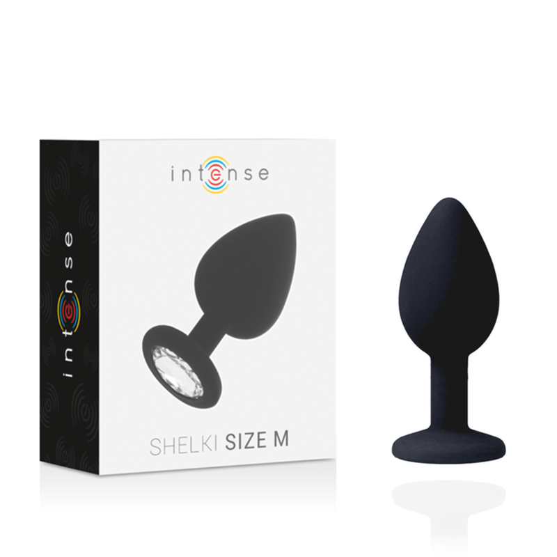 INTENSE ANAL TOYS Plug Anal Shelki M Noir — vue détaillée