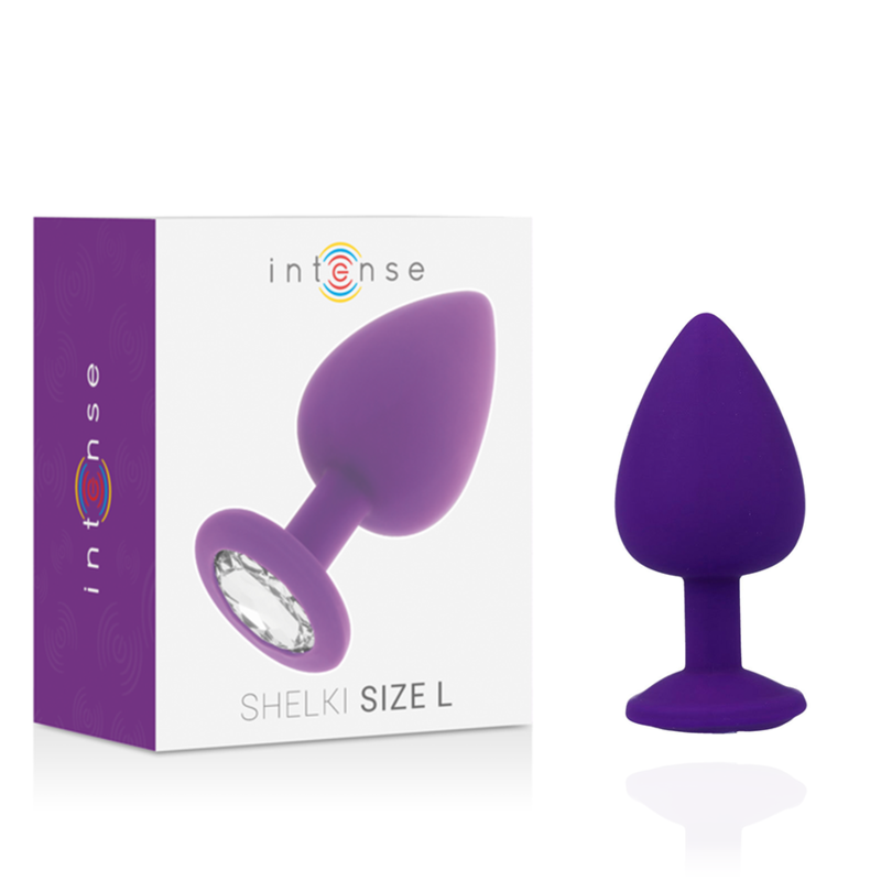 INTENSE ANAL TOYS Shelki L Plug Anal Lilas — vue détaillée