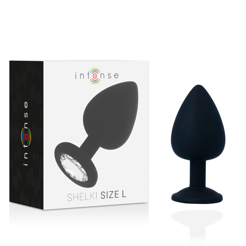 INTENSE ANAL TOYS Plug Anal Shelki L Noir — vue détaillée