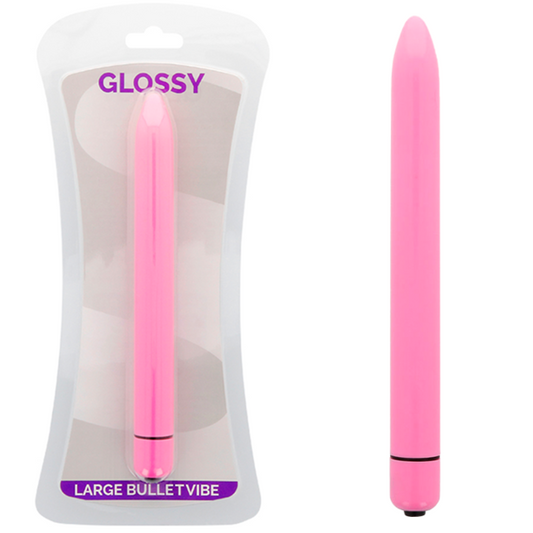 GLOSSY Vibrateur Slim Deep Rose - Aura Intime