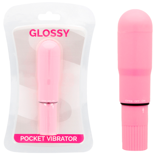 GLOSSY Vibrateur Poche Rose - Aura Intime