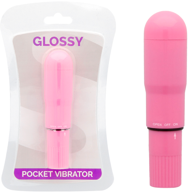 GLOSSY Vibrateur Poche Deep Rose - Aura Intime
