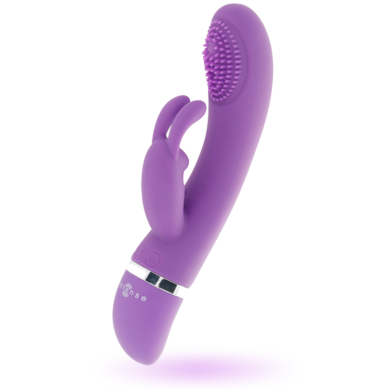 INTENSE HIGH TECH Vibrateur Oscillant Susy Silicon Rabbit Lilas — vue détaillée