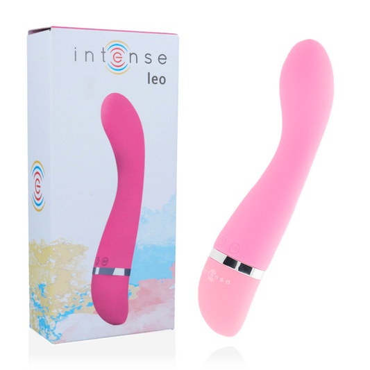 INTENSE HIGH TECH Vibrateur Leo Silicone Rose Luxe - Aura Intime