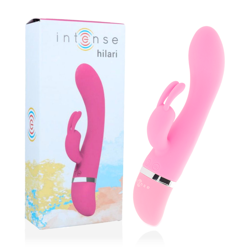 INTENSE HIGH TECH Vibrateur Luxe Silicone Rose Hilari - Aura Intime