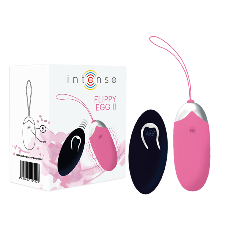 INTENSE REMOTE CONTROL Oeuf Vibrant Flippy Ii Télécommande Rose - Aura Intime
