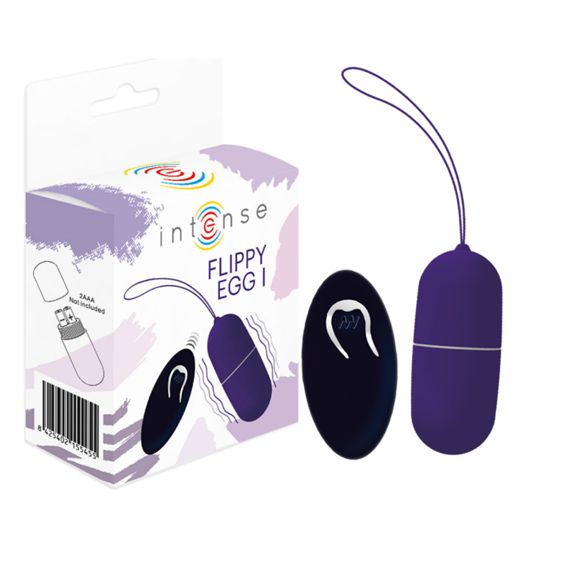 INTENSE REMOTE CONTROL Oeuf Vibrant Flippy I Télécommande Violet - Aura Intime