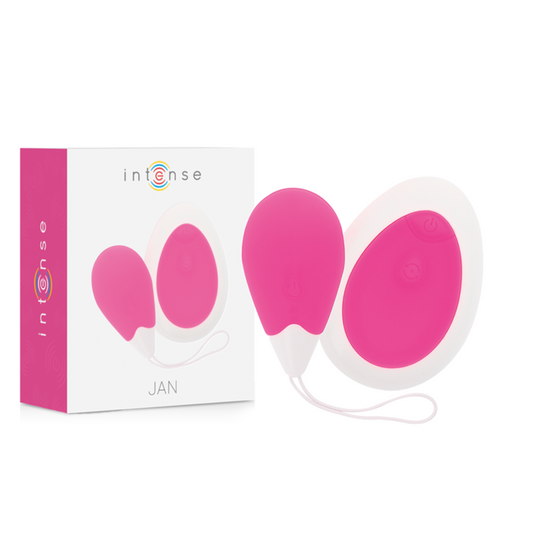 INTENSE REMOTE CONTROL Vibrateur Jan Egg Télécommande Rose - Aura Intime