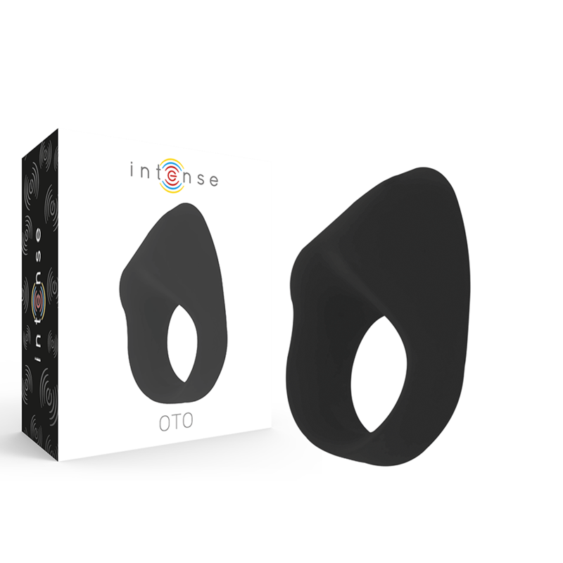 INTENSE - Anneau Vibrateur Rechargeable Noir Oto
