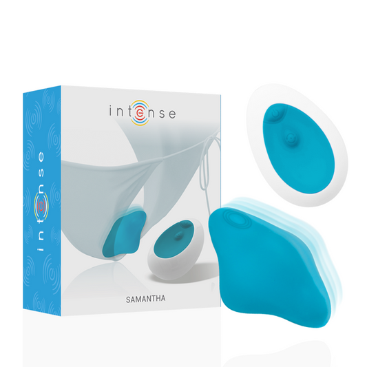 INTENSE REMOTE CONTROL Samantha Pantie Télécommande Bleu - Aura Intime