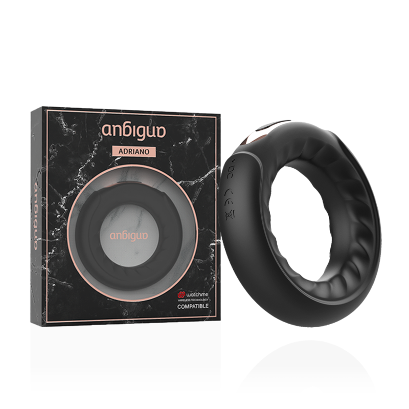 ANBIGUO Adriano Anneau Vibrant + Télécommande Watchme — vue détaillée