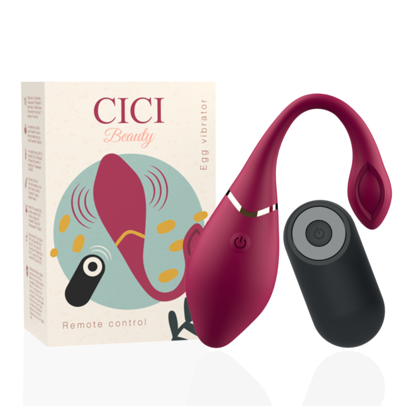 CICI BEAUTY Premium Silicone Egg Vibrateur Télécommande - Aura Intime
