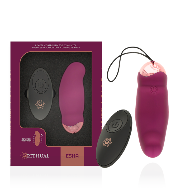 RITHUAL Esha Egg Système Télécommande Rotation + Vibration — vue détaillée