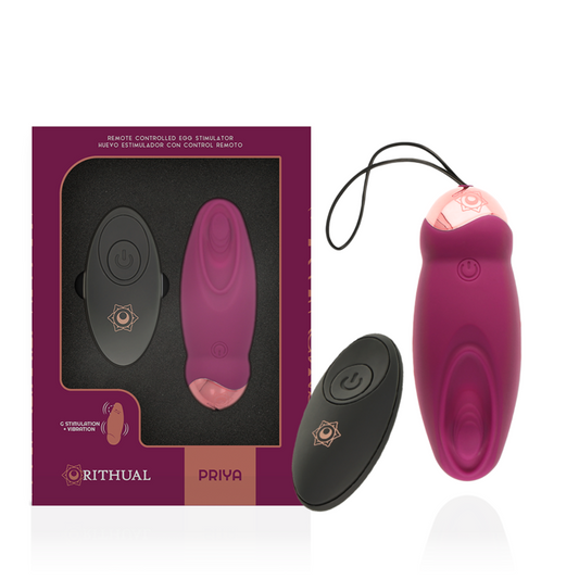 RITHUAL Priya Egg Télécommande G-Spot + Vibration - Aura Intime