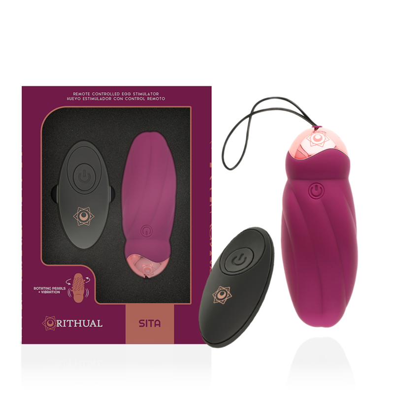 RITHUAL Sita Egg Télécommande Rotation Billes + Vibration — vue détaillée