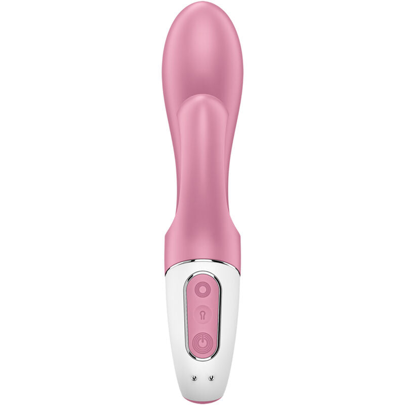 SATISFYER VIBRATOR Pompe Air Bunny 2 Rose — vue arrière