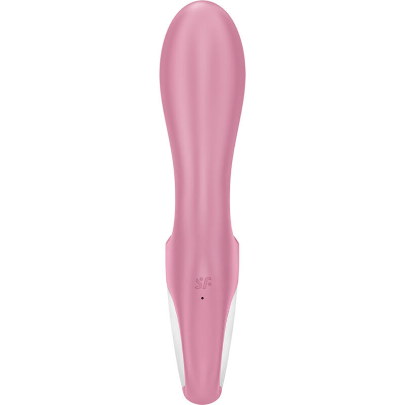 SATISFYER VIBRATOR Pompe Air Bunny 2 Rose — accessoires inclus