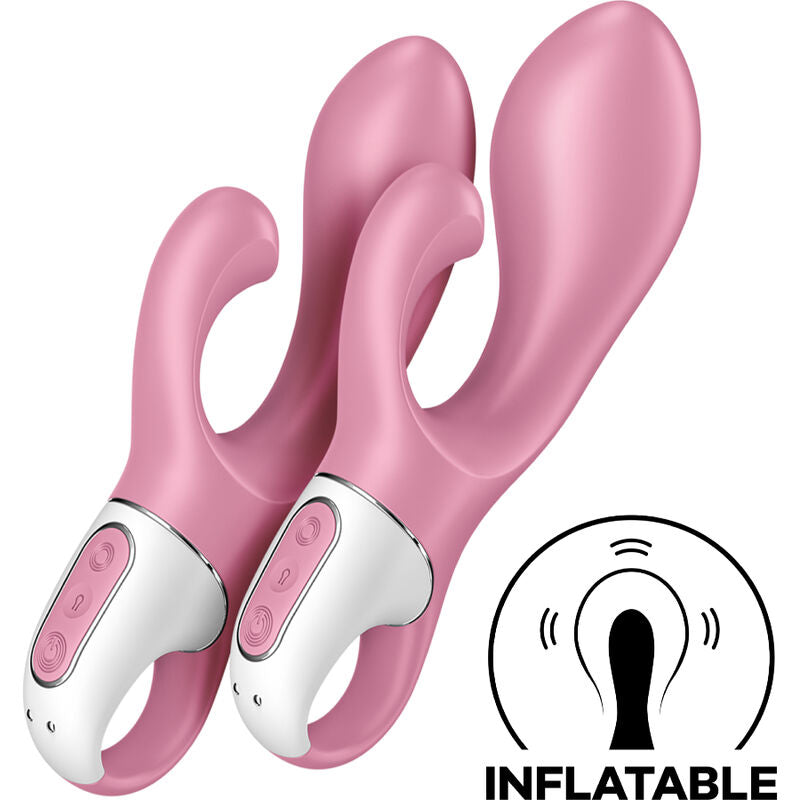 SATISFYER VIBRATOR Pompe Air Bunny 2 Rose - Aura Intime