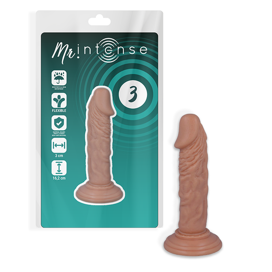 MR. INTENSE DILDOS 3 PÉNIS RÉALISTE 16.2 CM -O- 3 CM - Aura Intime