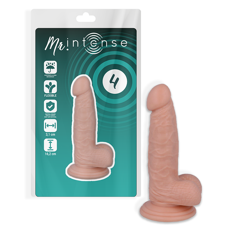 MR. INTENSE DILDOS 4 PÉNIS RÉALISTE 16.2 CM -O- 3.1 CM - Aura Intime