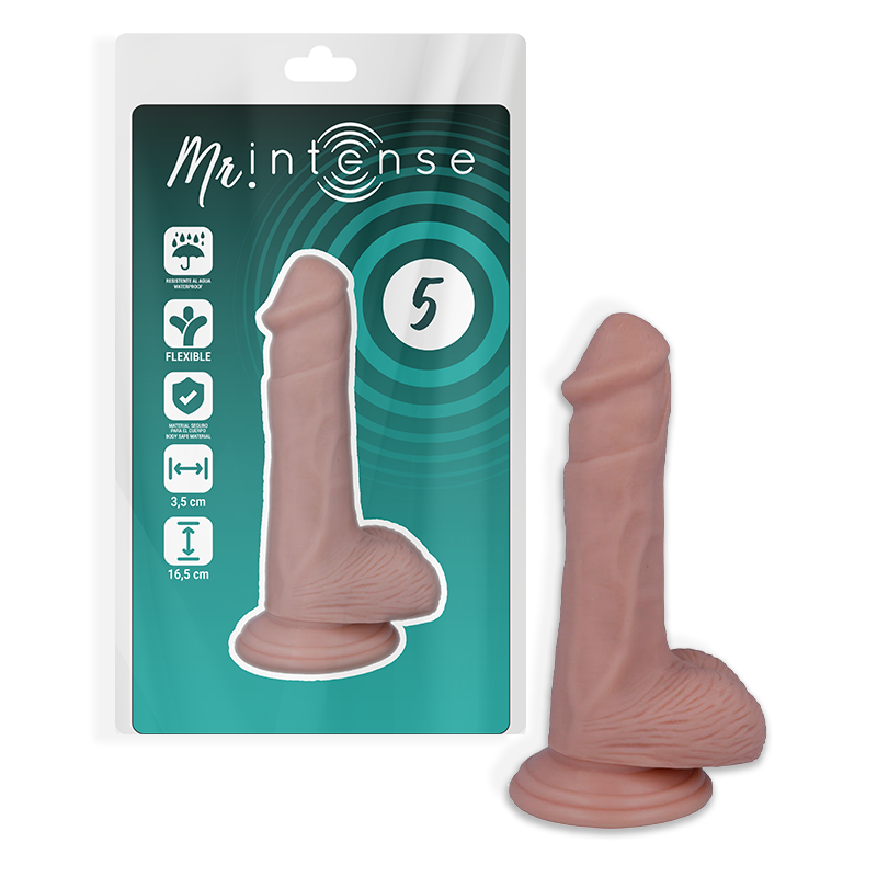 MR. INTENSE DILDOS 5 PÉNIS RÉALISTE 16.5 CM -O- 3.5 CM - Aura Intime
