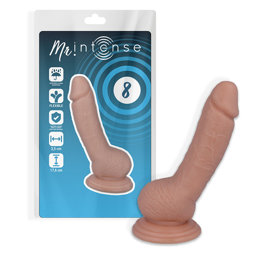 MR. INTENSE DILDOS 8 PÉNIS RÉALISTE 17.6 CM -O- 3.5 CM - Aura Intime