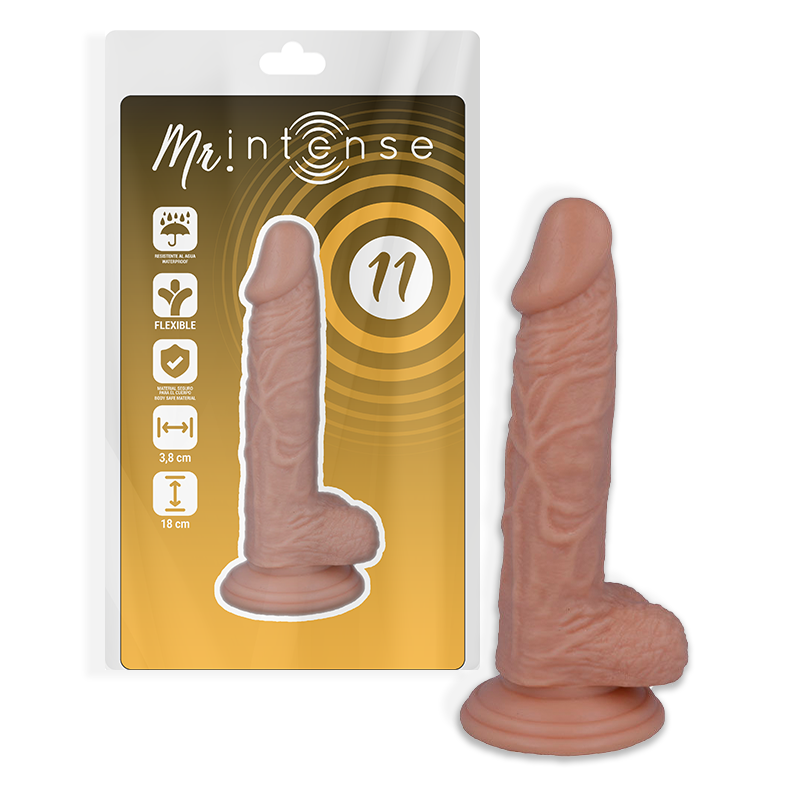 MR. INTENSE DILDOS 11 PÉNIS RÉALISTE 18 CM -O- 3.8 CM - Aura Intime