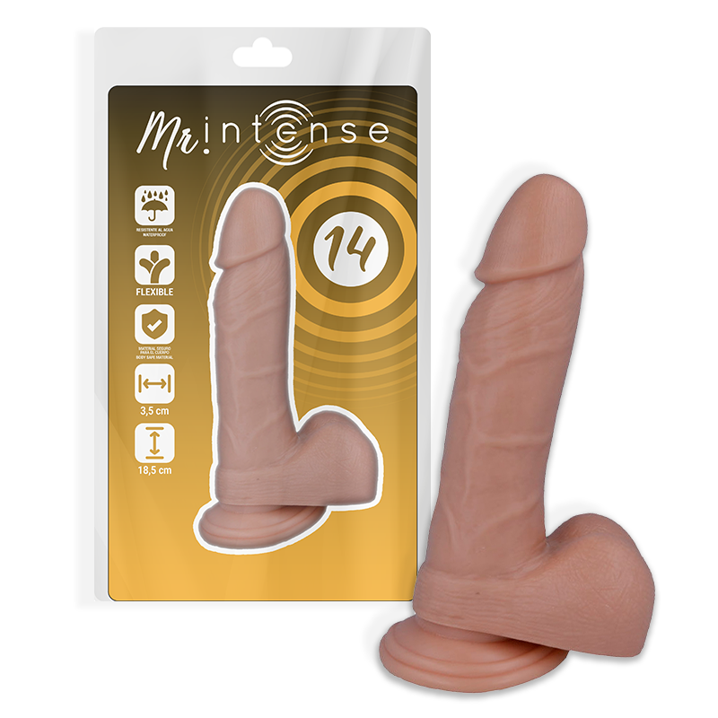 MR. INTENSE DILDOS 14 PÉNIS RÉALISTE 18.5 CM -O- 3.8 CM - Aura Intime