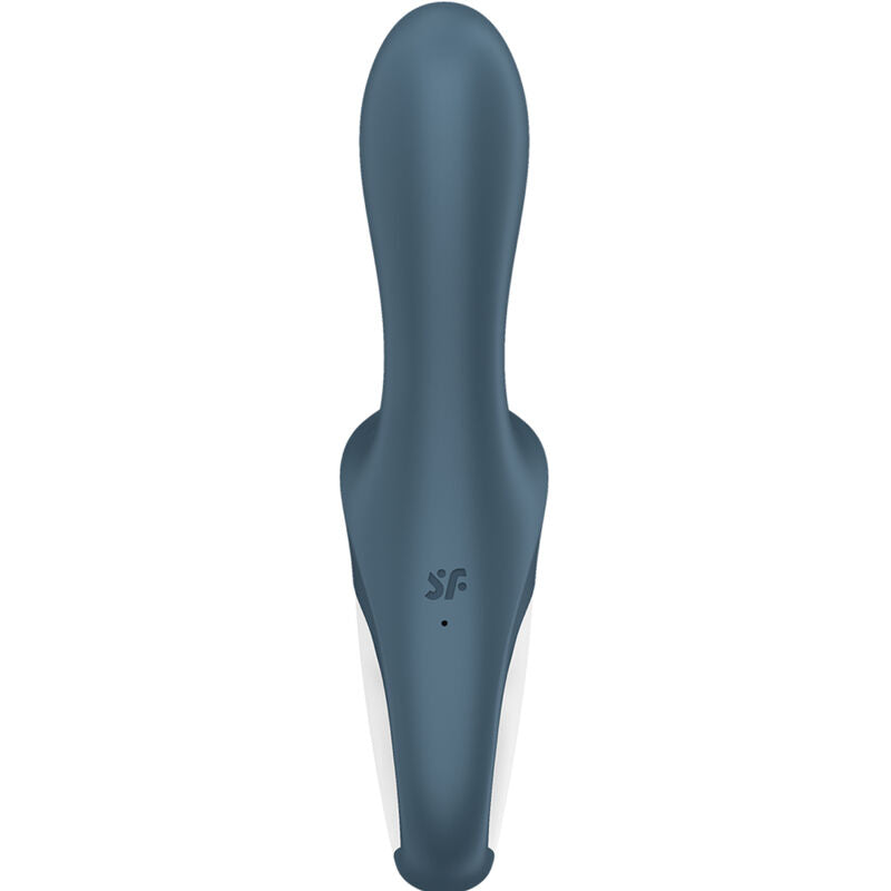 SATISFYER VIBRATOR Pompe Air Booty 2 Gris Foncé — accessoires inclus