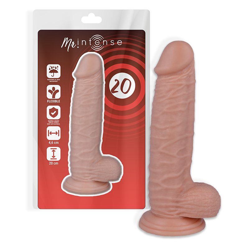 MR. INTENSE DILDOS 20 PÉNIS RÉALISTE 20 CM -O- 4.6 CM - Aura Intime