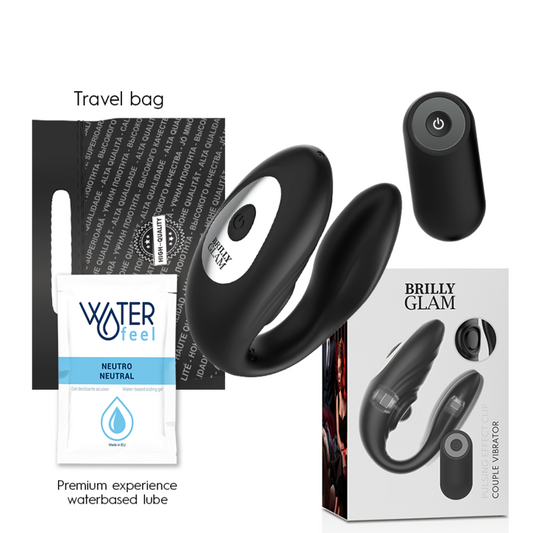 BRILLY GLAM Brilly Glam- Couple Télécommande À Impulsions Vibrantes - Aura Intime