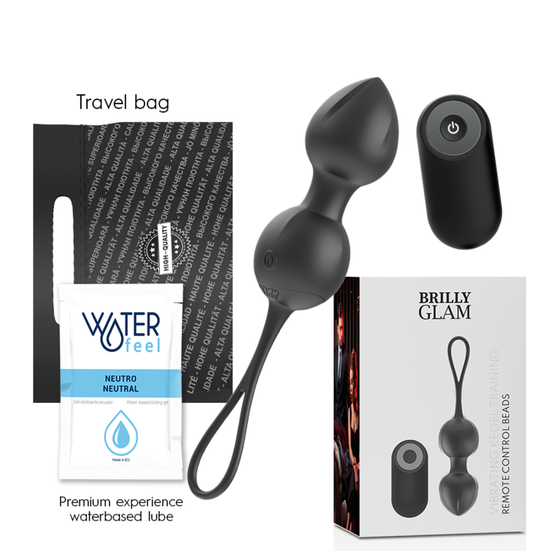 BRILLY GLAM Perles Kegel Vibrantes Télécommande - Aura Intime