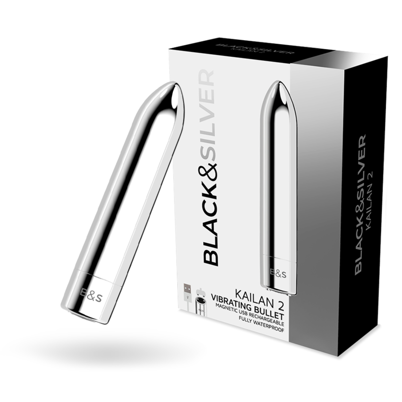 BLACK&SILVER Balle Magnétique Vibrante Kailan 2 Argent — vue détaillée