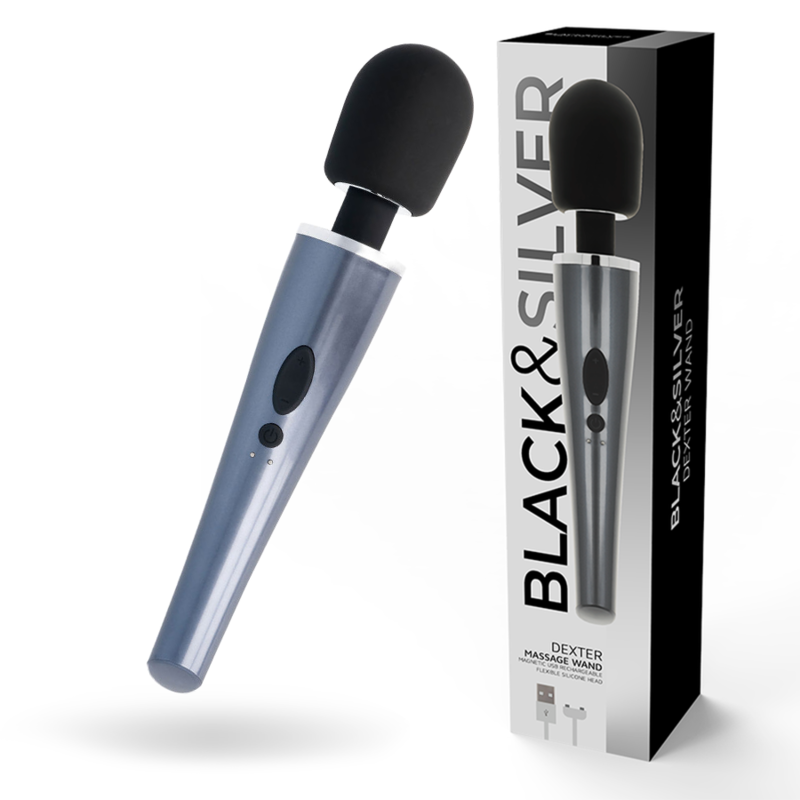 BLACK&SILVER Baguette Massage Dexter - Aura Intime