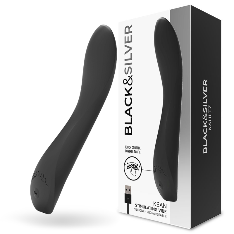 BLACK&SILVER Commande Tactile Vibrateur Kean - Aura Intime