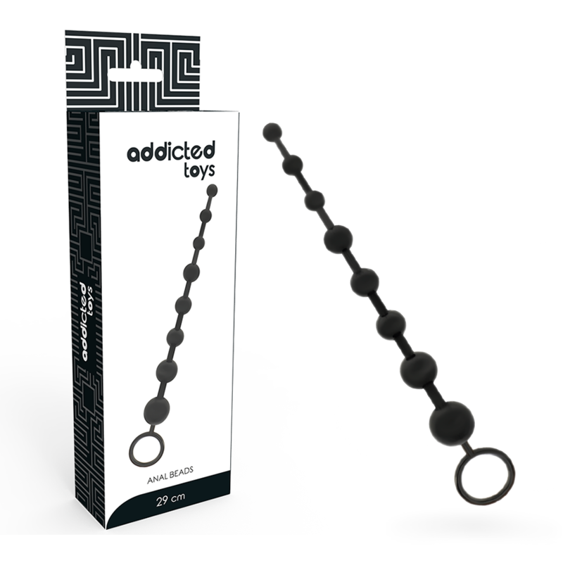 ADDICTED TOYS Billes Anal 29 Cm Noir - Aura Intime