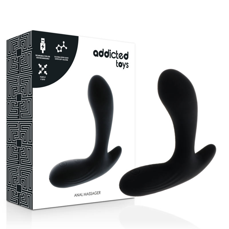 ADDICTED TOYS Masseur Anal Vibration Noire - Aura Intime